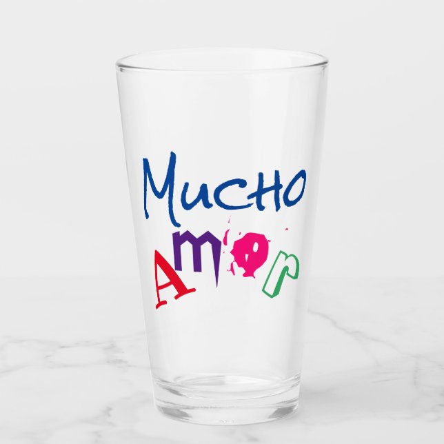 Mucho amor vaso (Anverso)