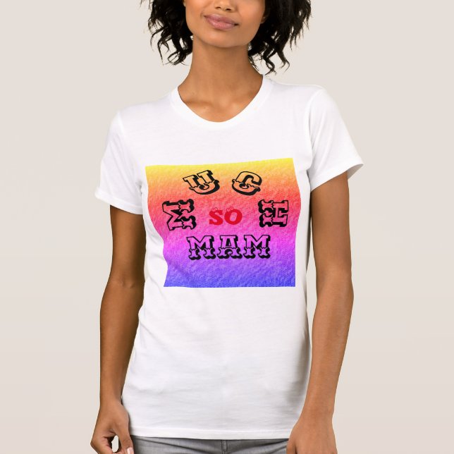 MUCHO MAM Bella Canvas femeninas finas Jersey (Anverso)