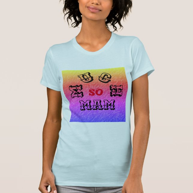 MUCHO MAM Bella Canvas femeninas finas Jersey (Anverso)