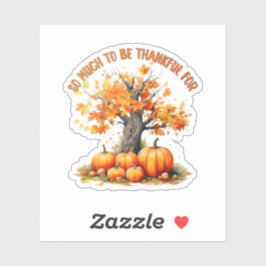 Mucho Que Agradecir Para El Pegatina De Vinilo