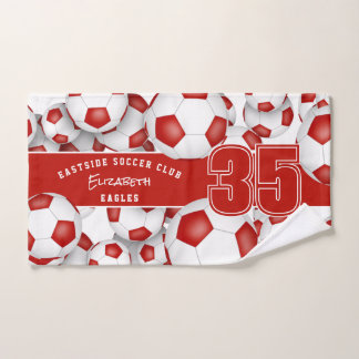 Muchos balones de fútbol personalizado atleta nomb
