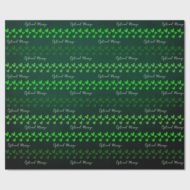 Muchos corazones envolviendo papel (Superficie plana)