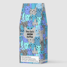 Muchos gatos azules tostados café