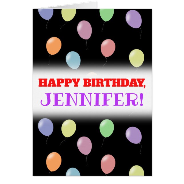 Muchos globos con colores pasteles + cumpleaños fe (Frente)