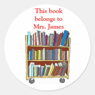Muchos Pegatinas de libros de planchas de libros