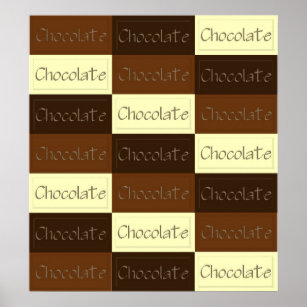 Muchos Posters de chocolate