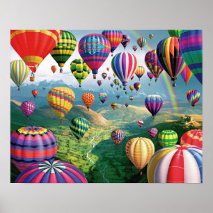 Muchos Posters De Globos De Aire Caliente