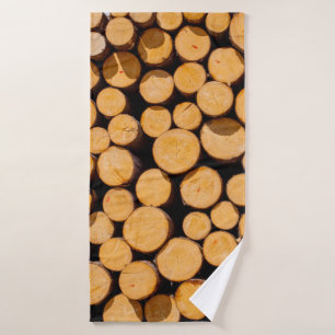 Muchos robles de madera Trunk Arboles de madera de