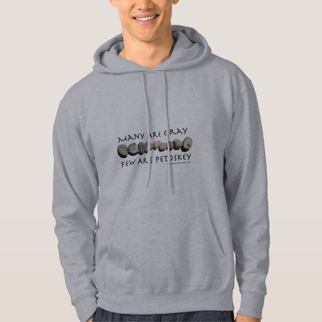 Muchos son grises pocos son sudadera con capucha (Anverso)