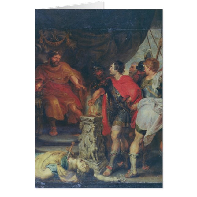 Mucius Scaevola antes de Lars Porsena, c.1618-20 (Frente)
