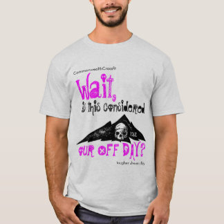 Mudder duro en la camiseta de plata de American