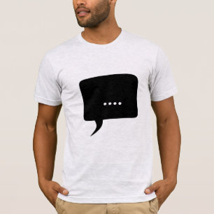 ¡Mudo! La camiseta de los hombres divertidos