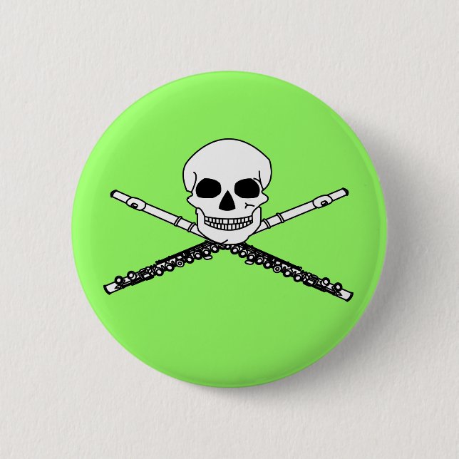 Mueca de la flauta con el botón del cráneo (Anverso)