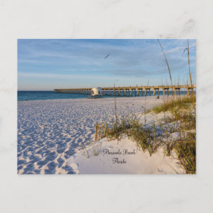 Muelle de las Dunas de Pensacola Postal de la Maña