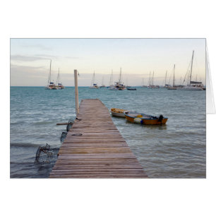 Muelle y trampas de langosta