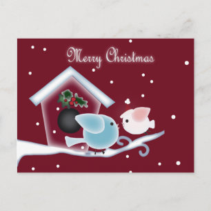 Muérdago Beso Amor Pájaros Nuestra Primera Navidad