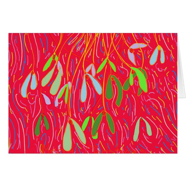 Muérdago Caprichoso, Rojo (Anverso (Horizontal))