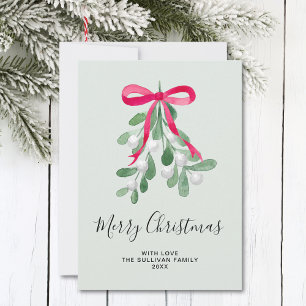Muérdago verde de Feliz Navidad