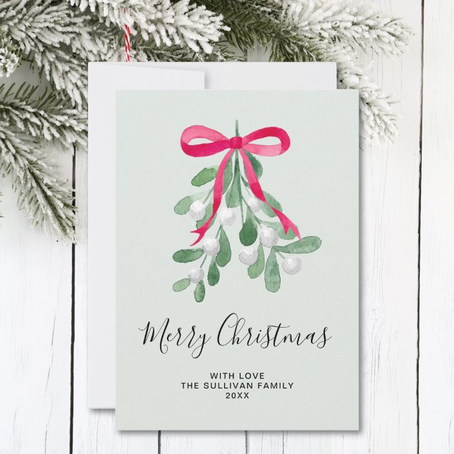 Muérdago verde de Feliz Navidad (Subido por el creador)