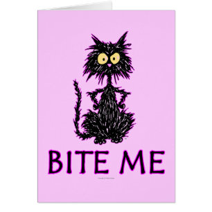 ¡Muérdame! Diseños del regalo del gato