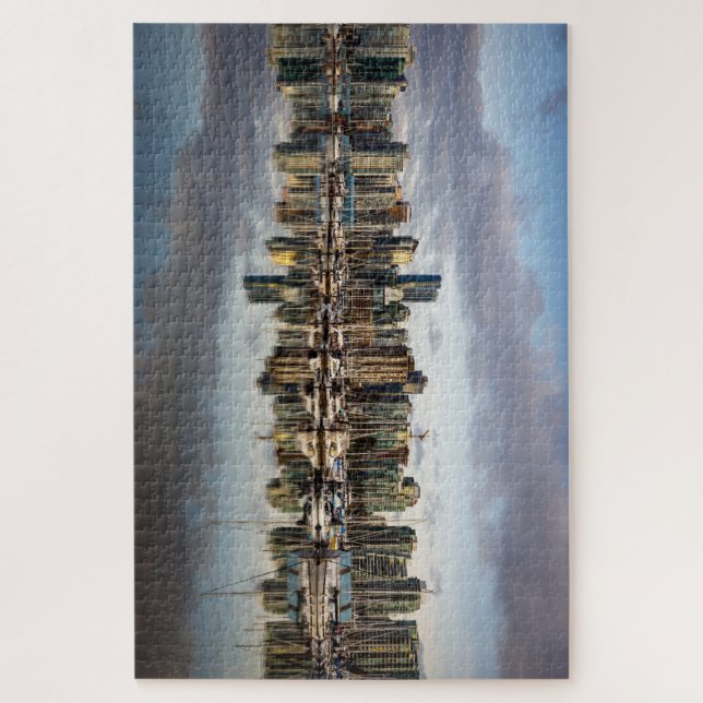 Muere Skyline von Vancouver en el rompecabezas de  (Vertical)