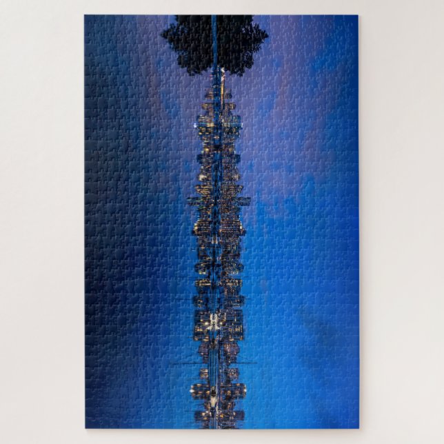 Muere Skyline von Vancouver en el rompecabezas de  (Vertical)