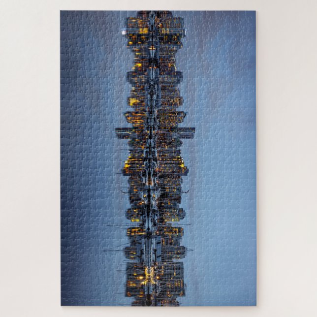 Muere Skyline von Vancouver en el rompecabezas de  (Vertical)