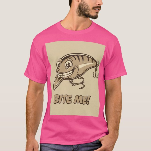 ¡Muértame! Camiseta de señas de pesca (Anverso)