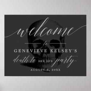 Muerte a la señal de bienvenida de los 20 Fiestas