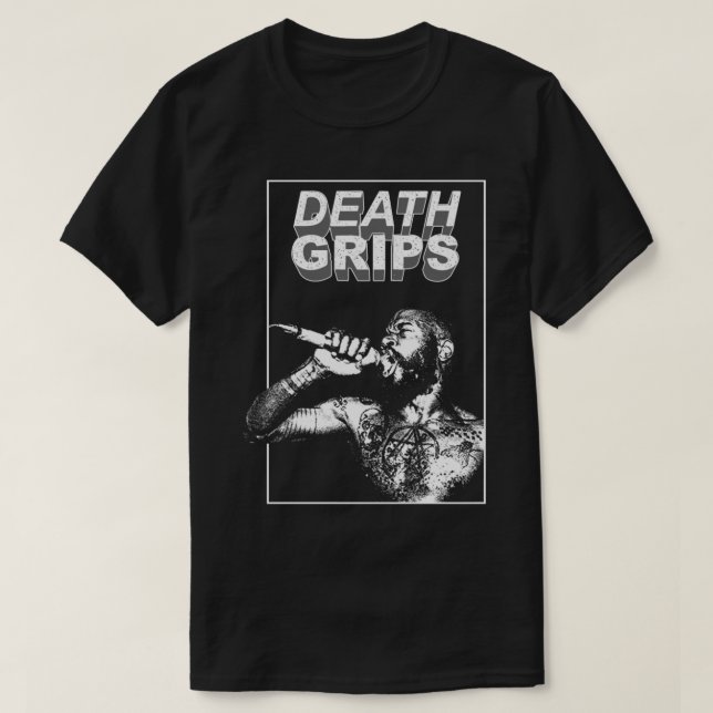 Muerte agarra camiseta clásica (Diseño del anverso)
