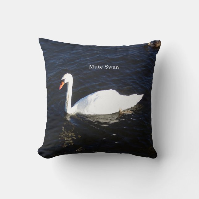 Muerte almohada cuadrada de Swan (Anverso)