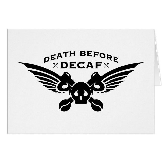 muerte antes del decaf (Anverso (Horizontal))