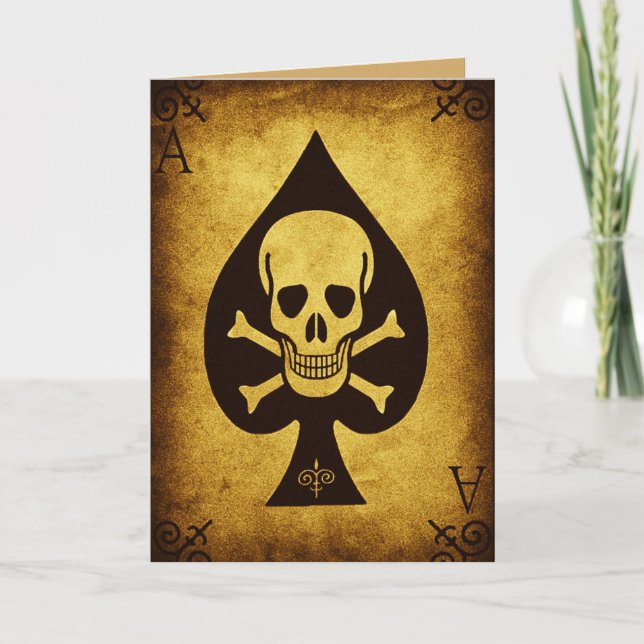 muerte de la tarjeta de saludo de spades (Anverso)