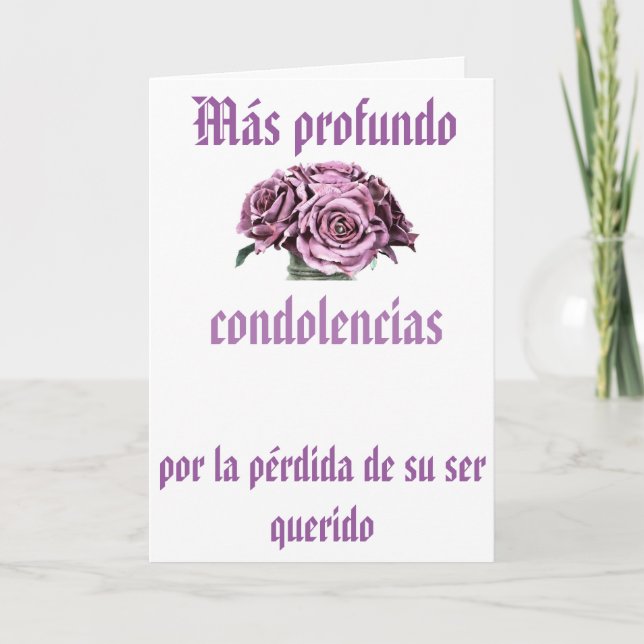 muerte de tarjeta española (Anverso)