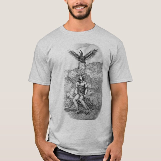 Muerte del Cu Chulainn, camisa ligera, ropa (Anverso)