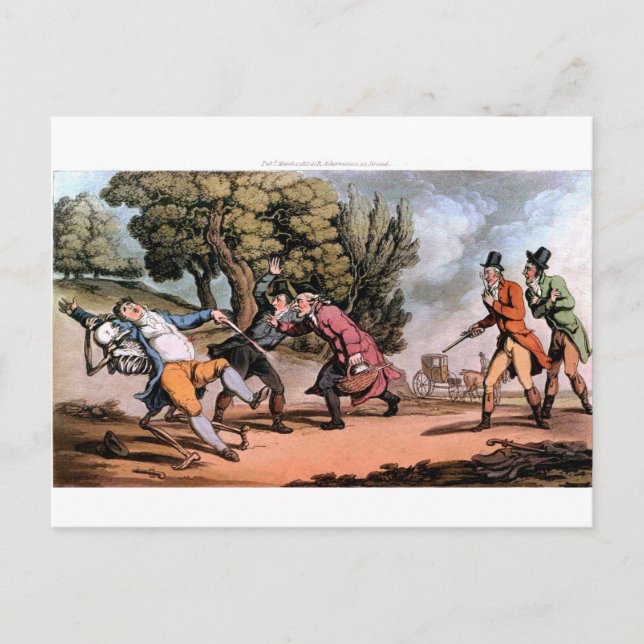 Muerte en la postal de Duel (Anverso)