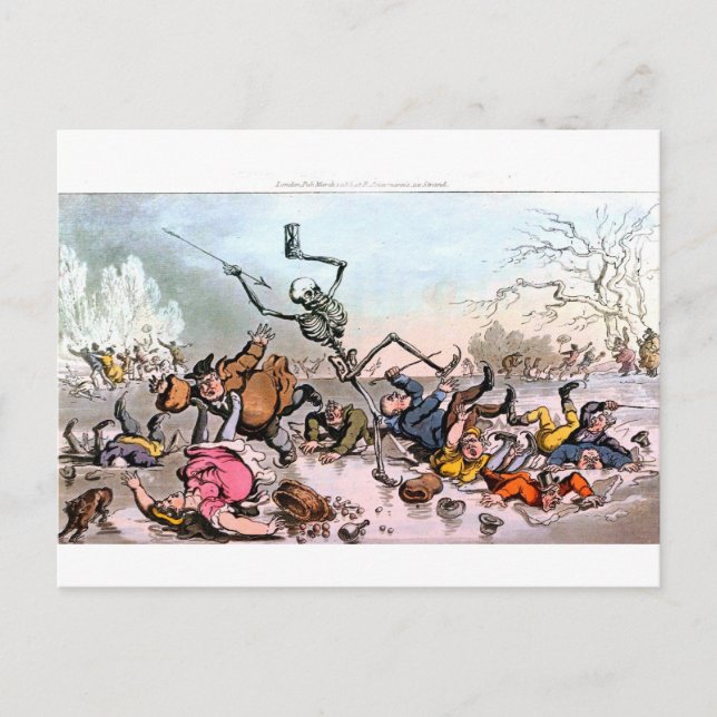 Muerte en la postal del hielo (Anverso)