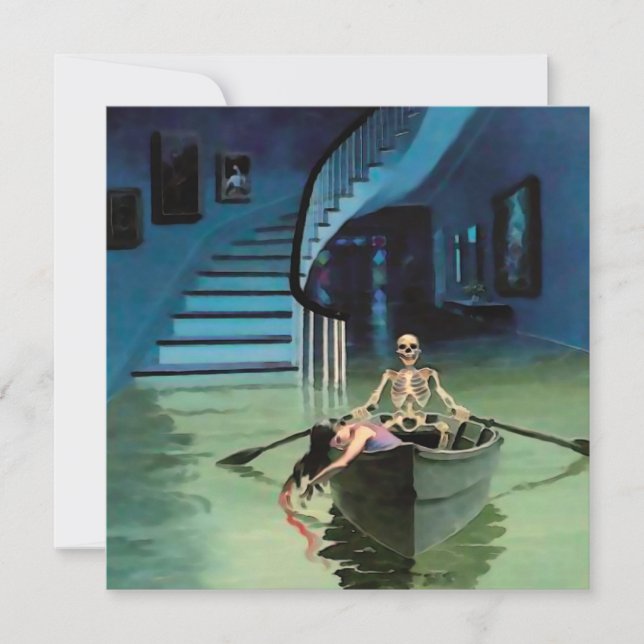 Muerte en Remo ~ Invitaciones (Anverso)