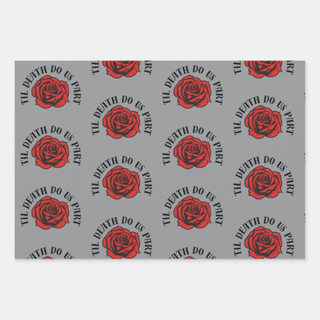 Muerte gótica nos hace papel de envoltura parcial (Anverso)