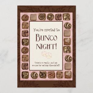 Muerte por la invitación del Bunko del fiesta de