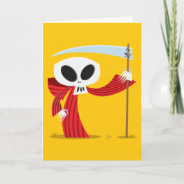 Muerte roja - Tarjeta de saludo