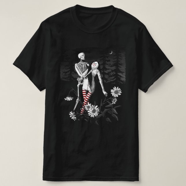 Muerte y la muñeca desatada camiseta (Diseño del anverso)