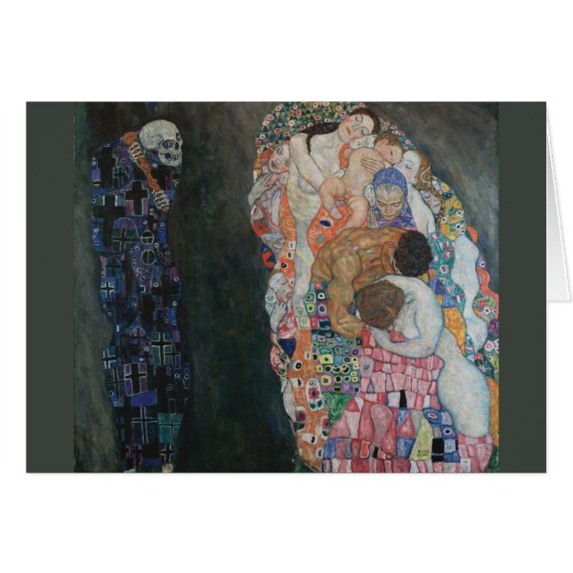 Muerte y vida Gustav Klimt (Anverso (Horizontal))