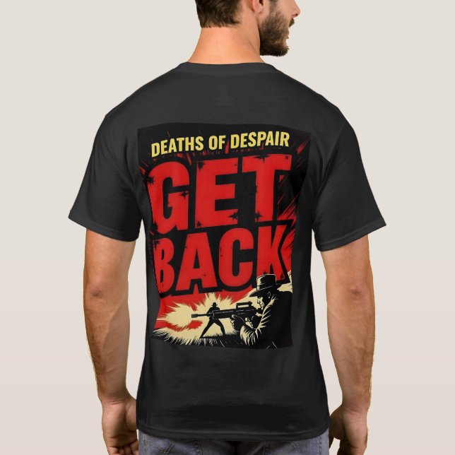 Muertes por desesperación — Camiseta Get Back (Reverso)