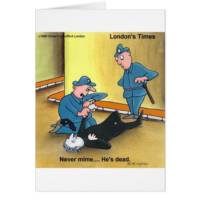 Muerto Mime Gracioso Tees Mugs Regalos Etc (Frente)