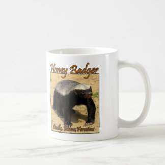 Muerto, taza insana, feroz del tejón de miel