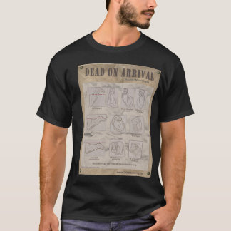 Muertos en la camiseta de la llegada