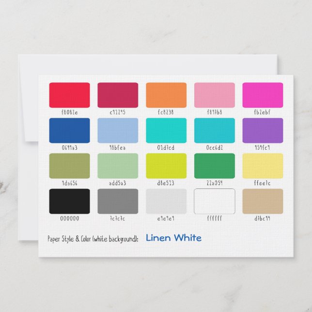 Muestra de color Lino Blanco (Anverso)