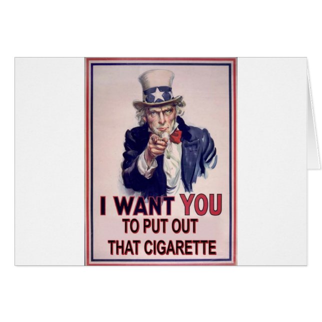 muestra de no fumadores divertida (Anverso (Horizontal))