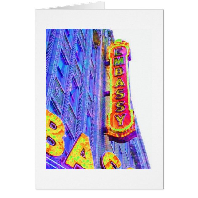 Muestra del teatro de la embajada, fuerte Wayne, (Frente)